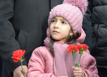 Azerbaijani public honors January 20 tragedy victims’ blessed memory.  Baku, 20 Jan. 2016